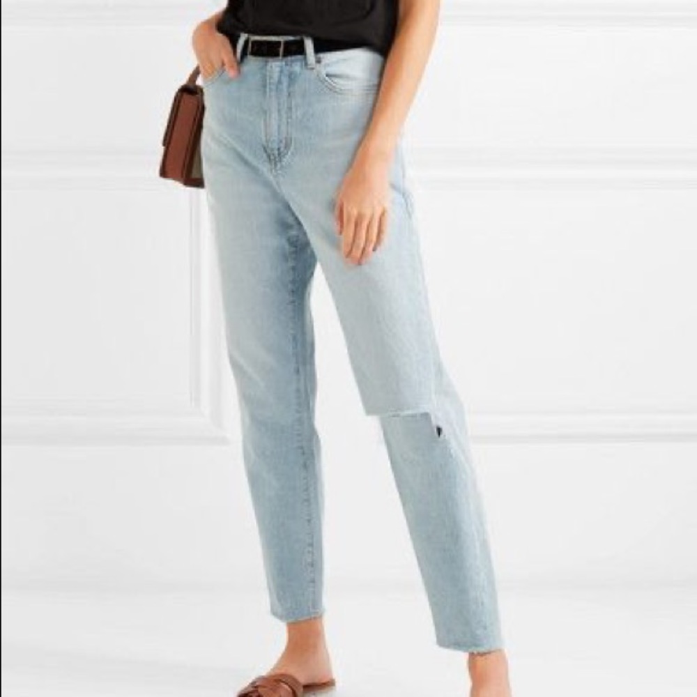 Saint Laurent light wash jeans NWT!